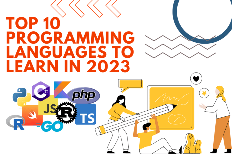 Top 10 programming languages to learn in 2023 Banner